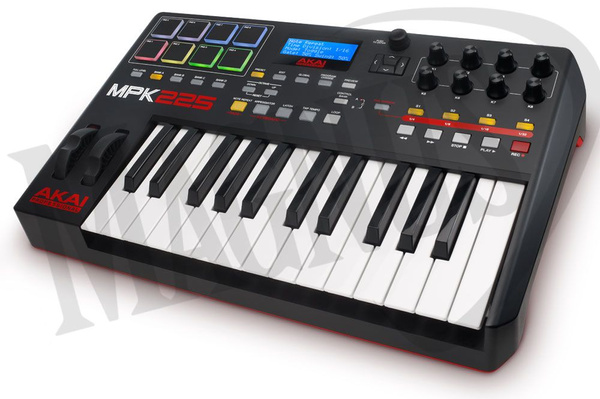 Akai MPK 225 kompaktowa klawiatura sterująca USB MIDI