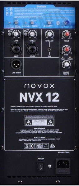 Novox NVX12 kolumna aktywna 700W z bluetooth