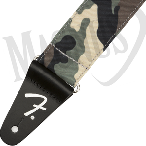 Fender 2&quot; Camo Strap, Woodland pasek