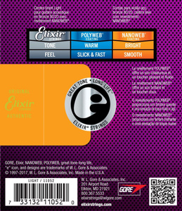 Elixir 11052 NanoWeb Bronze 80-20  struny do gitary akustycznej
