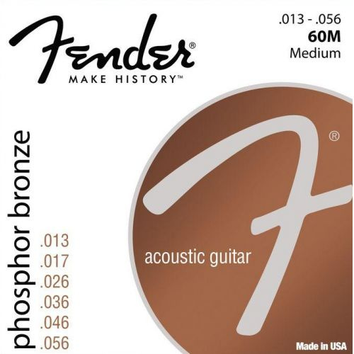 Fender 60 M struny do gitary akustycznej