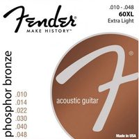 Fender 60 XL struny do gitary akustycznej