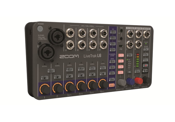 Zoom L-6 LiveTrak - 10-cio ścieżkowy cyfrowy mikser i rejestrator