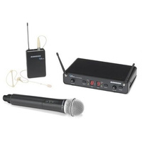 Samson CR288 Concert 288 Pro Combo (470-518MHz) podwójny zestaw bezprzewodowy, 1x mik do ręki + 1 x mikrofon nagłowny. 470-518MHz