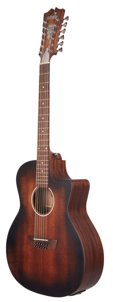 D'angelico Premier Fulton LS Aged Mahogany gitara akustyczna 12-strunowa