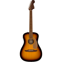 Fender Malibu Player Walnut Fingerboard Gold Pickguard Sunburst gitara elektroakustyczna