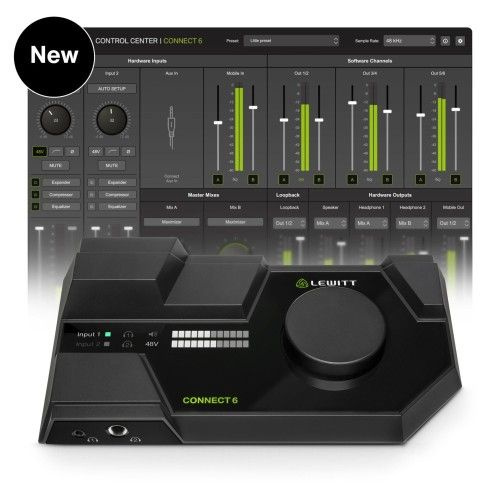 Lewitt Connect 6 - interfejs audio