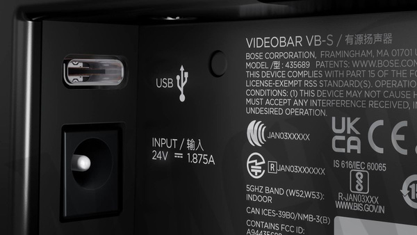 BOSE Videobar VB-S soundbar z funkcją wideokonferencji