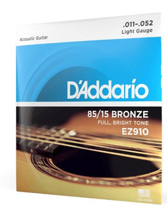 D'Addario EZ 910 struny do gitary akustycznej
