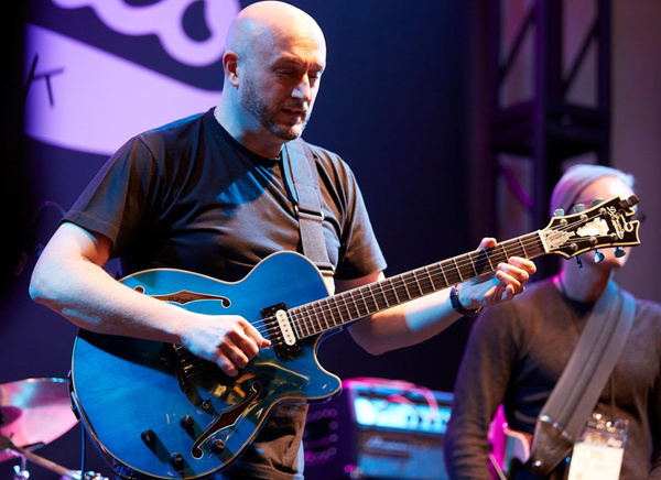 D'Angelico Premier SS Blue Fabrizio Sotti Signature gitara elektryczna
