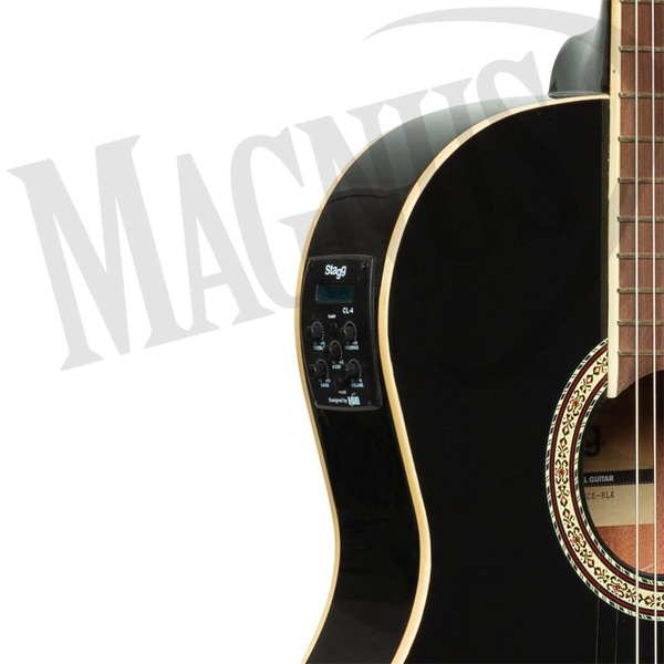 Stagg SCL60 TCE-BK gitara elektro-klasyczna