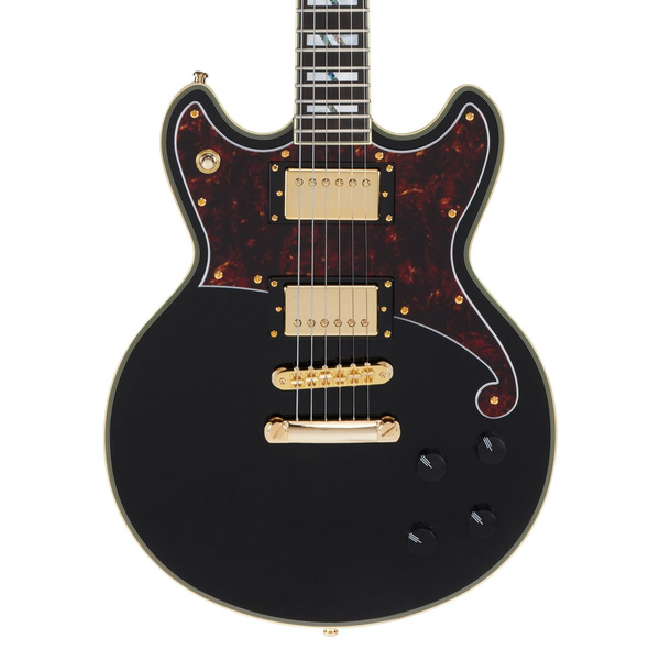 D’Angelico Deluxe Brighton Solid Black gitara elektryczna