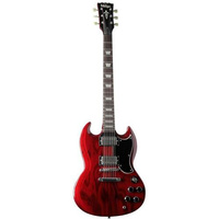 Vintage VS6 CR Cherry Red gitara elektryczna typu SG