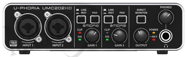 Behringer UMC202HD interfejs audio USB - tylko otwarty
