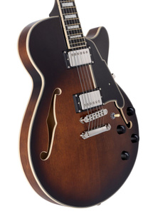 D'Angelico Premier SS Brown Burst gitara elektryczna