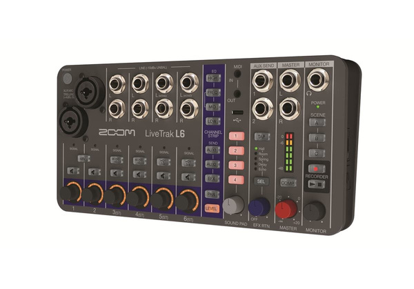 Zoom L-6 LiveTrak - 10-cio ścieżkowy cyfrowy mikser i rejestrator
