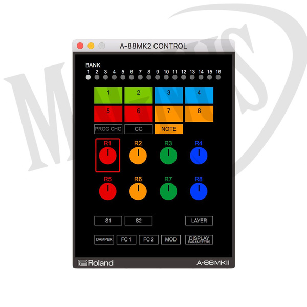 Roland A-88MKII kontroler MIDI