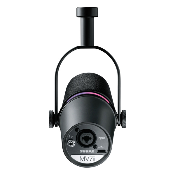 Shure MV7i Mikrofon lektorski/wokalny z wbudowanym interfejsem audio