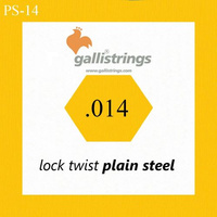 Galli PS-14 - pojedyncza struna do gitary elektrycznej/akustycznej pojedyncza struna do gitary elektrycznej/akustycznej