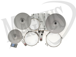 EFNOTE 7 Standard White Sparkle perkusja elektroniczna