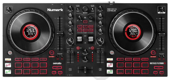 Numark Mixtrack Platinum FX 4-kanałowy kontroler DJ z wyświetlaczami