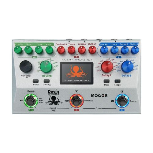 Mooer TDL 4 Ocean Machine II, delay and reverb pedal - efekt gitarowy