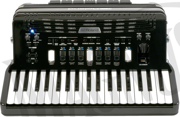Roland FR 4X BK - cyfrowy akordeon klawiszowy akordeon