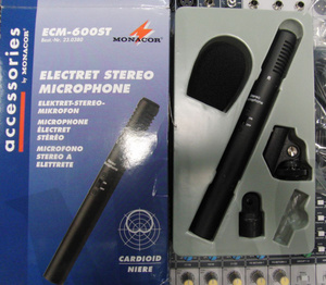 MONACOR ECM-600ST - WYPRZEDAŻ! mikrofon pojemnościowy
