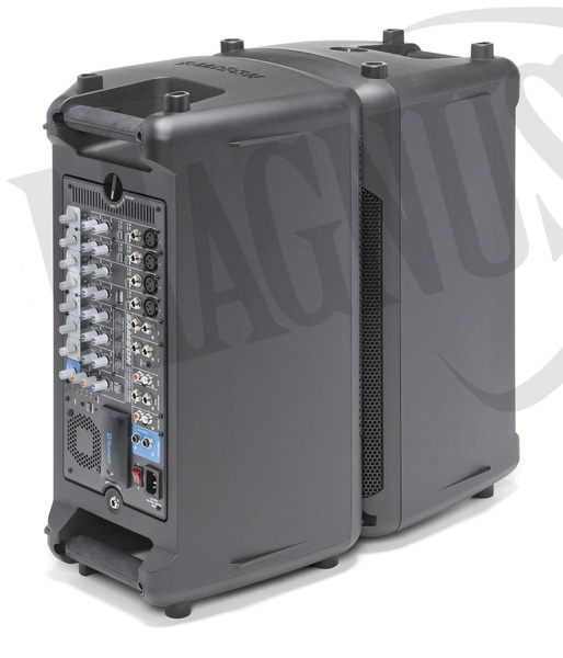 Samson XP1000B zestaw nagłośnieniowy z wbudowanym interfejsem Bluetooth, 2 x 500W klasa-D, 2x10" LF + 1HF, mikser 4xMIC/LINE, 2xSTEREO JACK/RCA