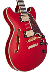 D'angelico Excel Mini DC Trans Cherry gitara elektryczna