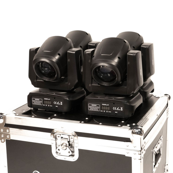ColorStage Delta LED 100W Beam - Zestaw 4 głowic ruchomych w case