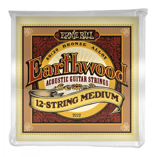 Ernie Ball 2012 Earthwood 12-String Medium struny do gitary akustycznej
