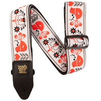 Ernie Ball 4689 Red Bird Winter Jacquard pasek