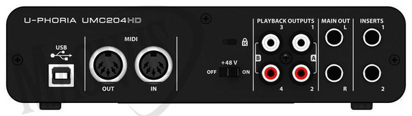 Behringer UMC204HD interfejs audio USB - tylko otwarte