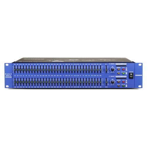 Samson S-curve 231 dwukanałowy korektor graficzny, 31 pasmowy, 1U 19&amp;quot;