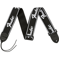 Fender Running Logo Czarny/Biały pasek