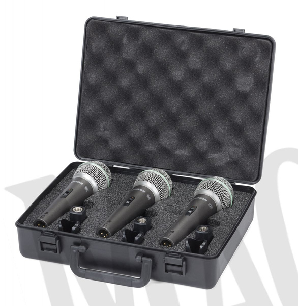 Samson Q6 XLR x3 zestaw 3 mikforonós dynamicznych