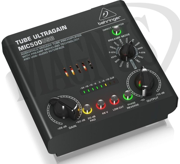Behringer Tube Ultragain MIC500USB przedwzmacniacz mikrofonowy