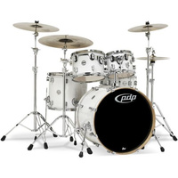 PDP CONCEPT Maple PD806.025 Pearlescent White + Hardware Pack perkusja akustyczna