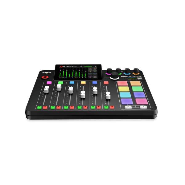 RodeCaster Pro II + XDM-100 stacja robocza do nagrywania z mikrofonem