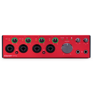 Focusrite Clarett+ 4Pre - interfejs audio USB - Gwarancja 3 lata + HITMAKER pakiet pluginów za ponad 5000ZŁ GRATIS!!