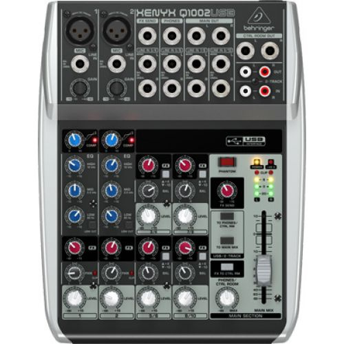 Behringer XENYX Q1002USB 10-kanałowy mikser z interfejsem USB