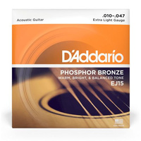 D'Addario EJ15  10-47 Phosphor Bronze