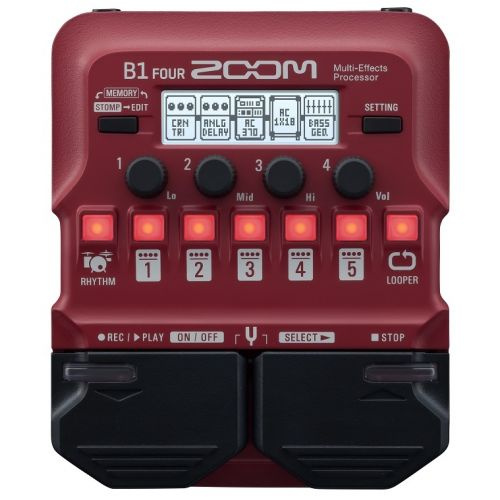 Zoom B1 Four multiefekt do gitary basowej