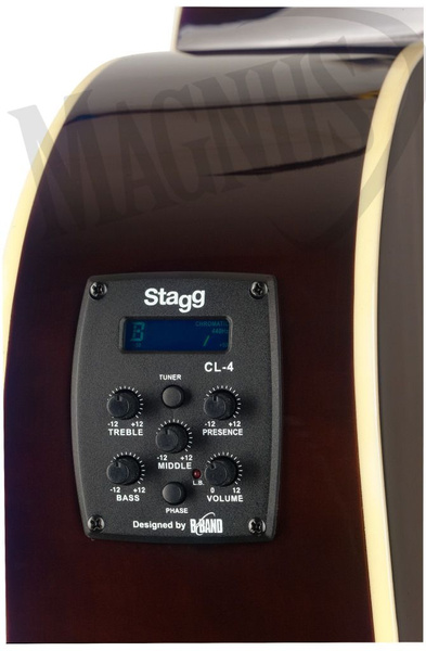 Stagg SA35 DSCE-VS gitara elektroakustyczna