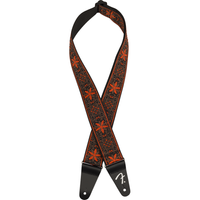 Fender Pasadena Woven Orange Wallflower pasek