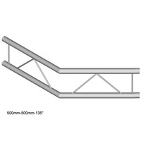 Duratruss DT 22 Odcinek 1m kąt 135 stopni konstrukcja aluminiowa