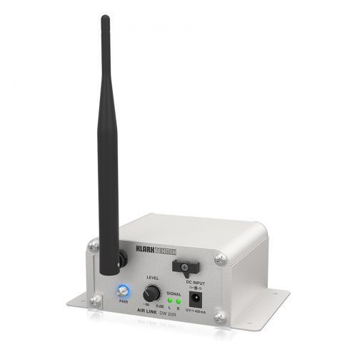 Klark Teknik DW 20R bezprzewodowy odbiornik sygnału stereo 2,4 GHz