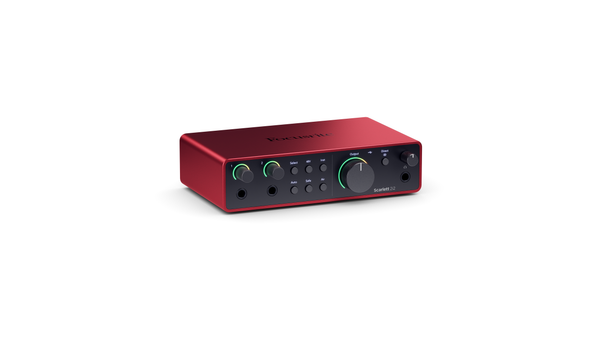 Focusrite Scarlett 2i2 4th Gen  - interfejs audio USB - Gwarancja 3 lata