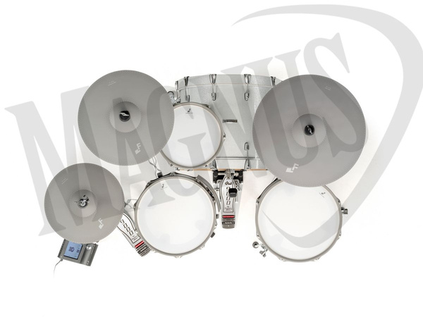 EFNOTE 7 Standard White Sparkle perkusja elektroniczna